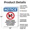 Signmission No Pets Allowed Service, 10 in W x Rectangle, Plastic OS-2PACK-NS-P-1014-V-14745 - alternate 6
